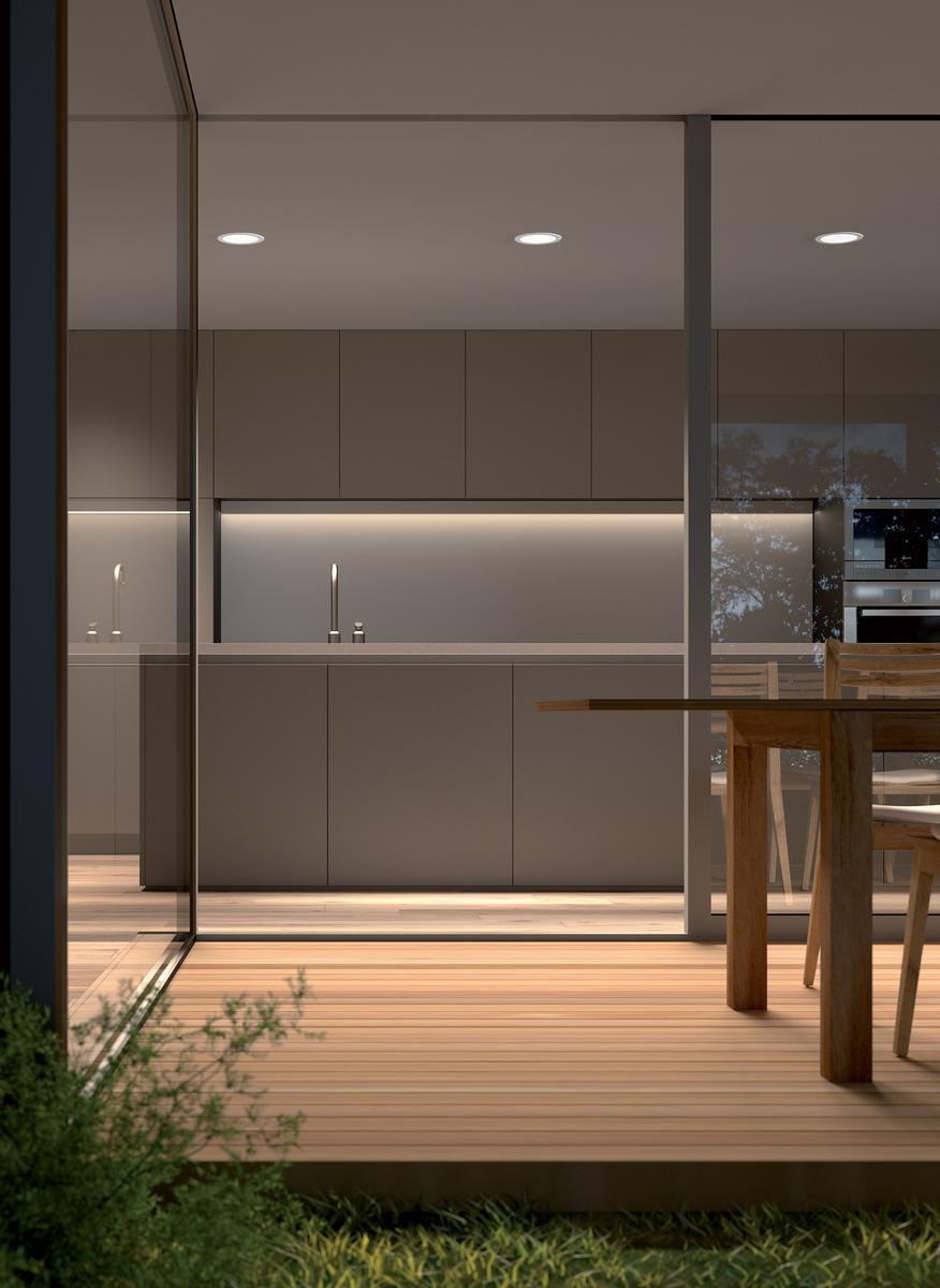 VEO LED round recessed spotlight