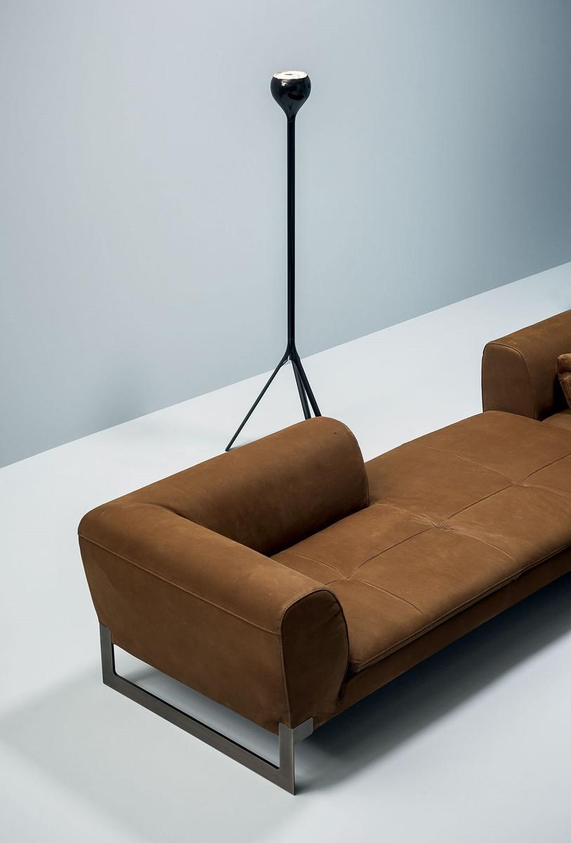VIKTOR Corner sectional leather sofa
