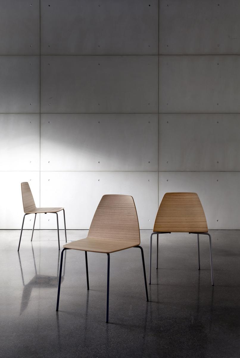 SILA Stackable multi-layer wood chair