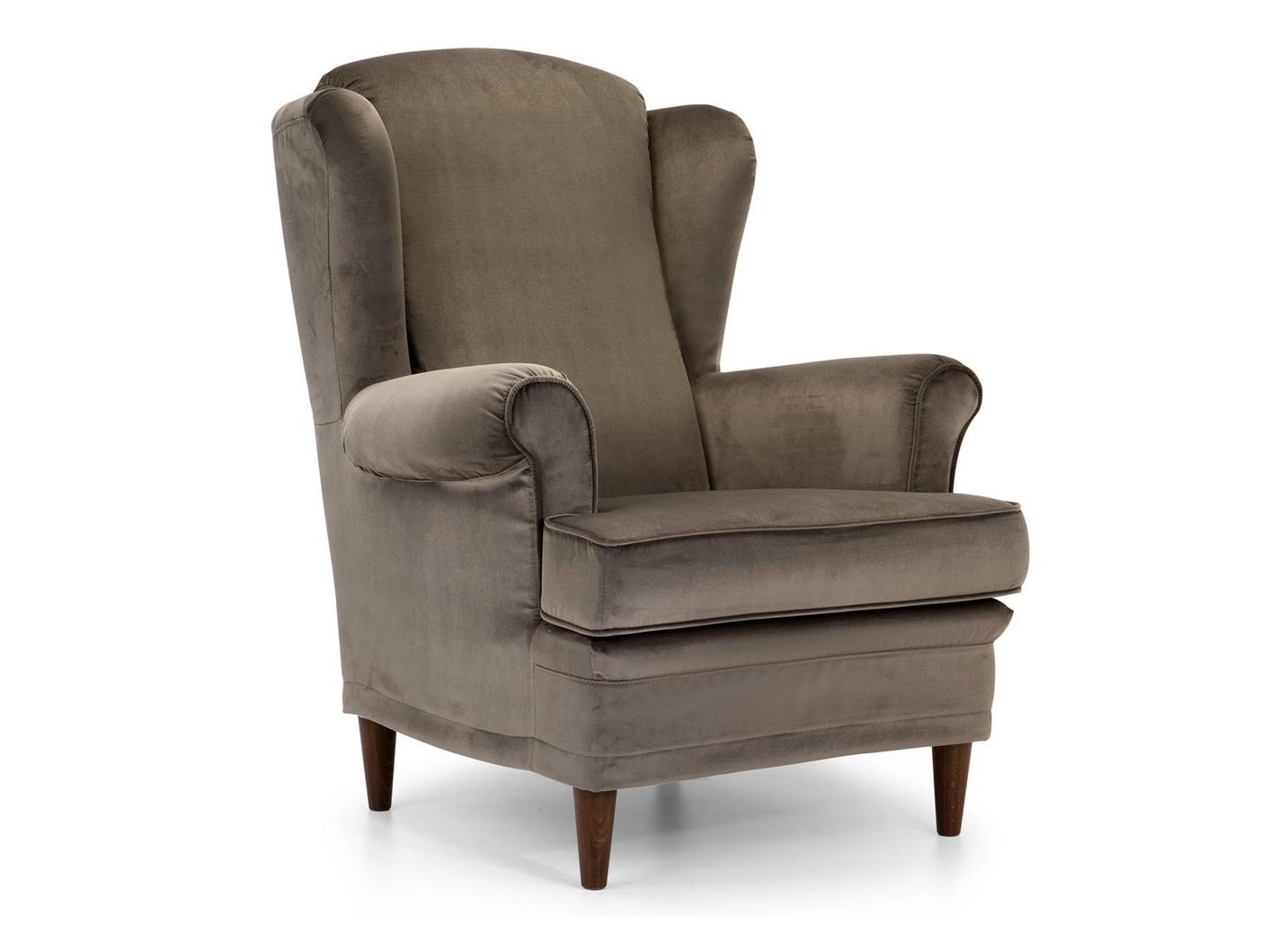 202 Upholstered fabric armchair with armrests