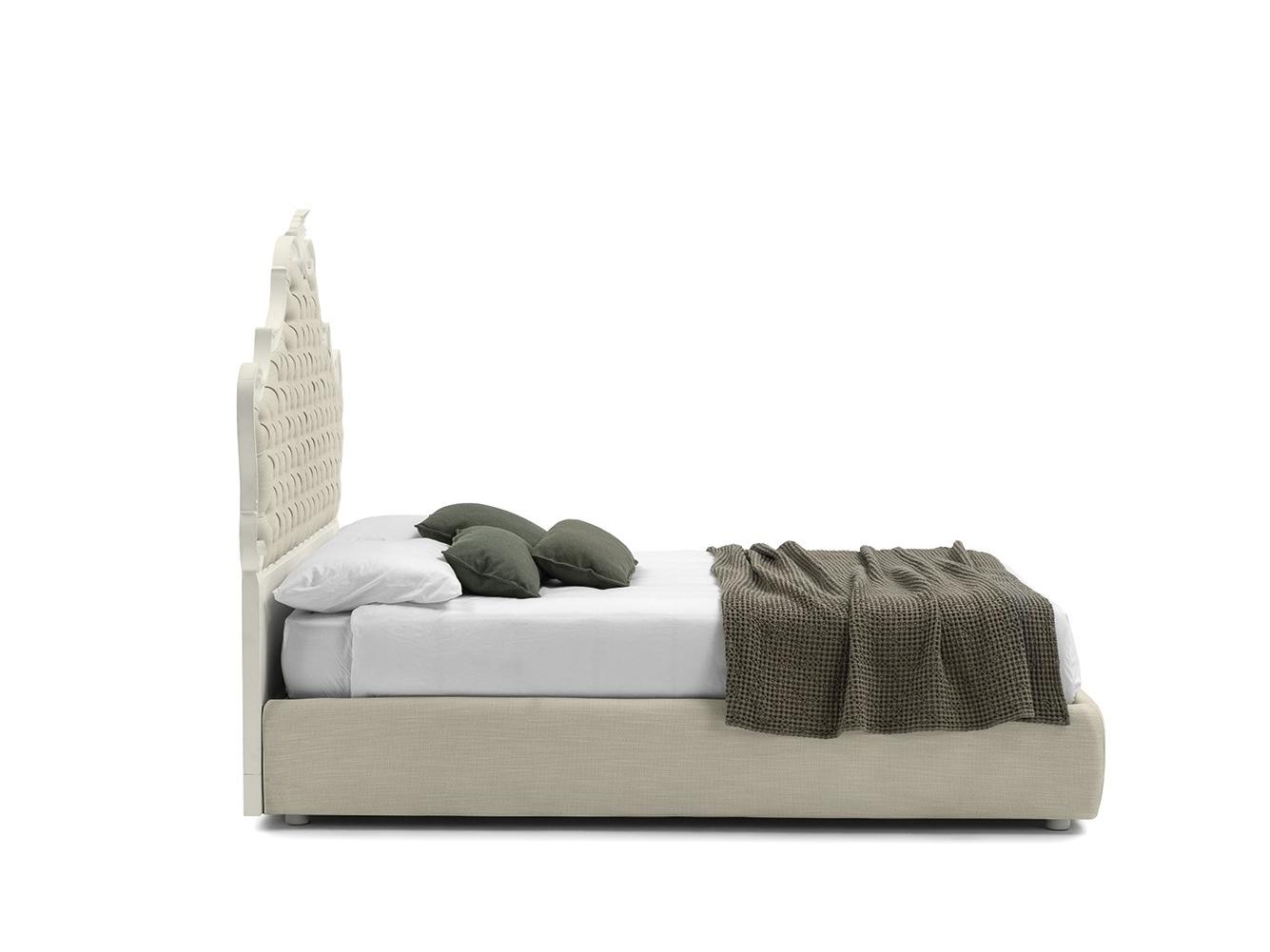 CHANTAL CAPITONNE’ Double bed with tufted headboard