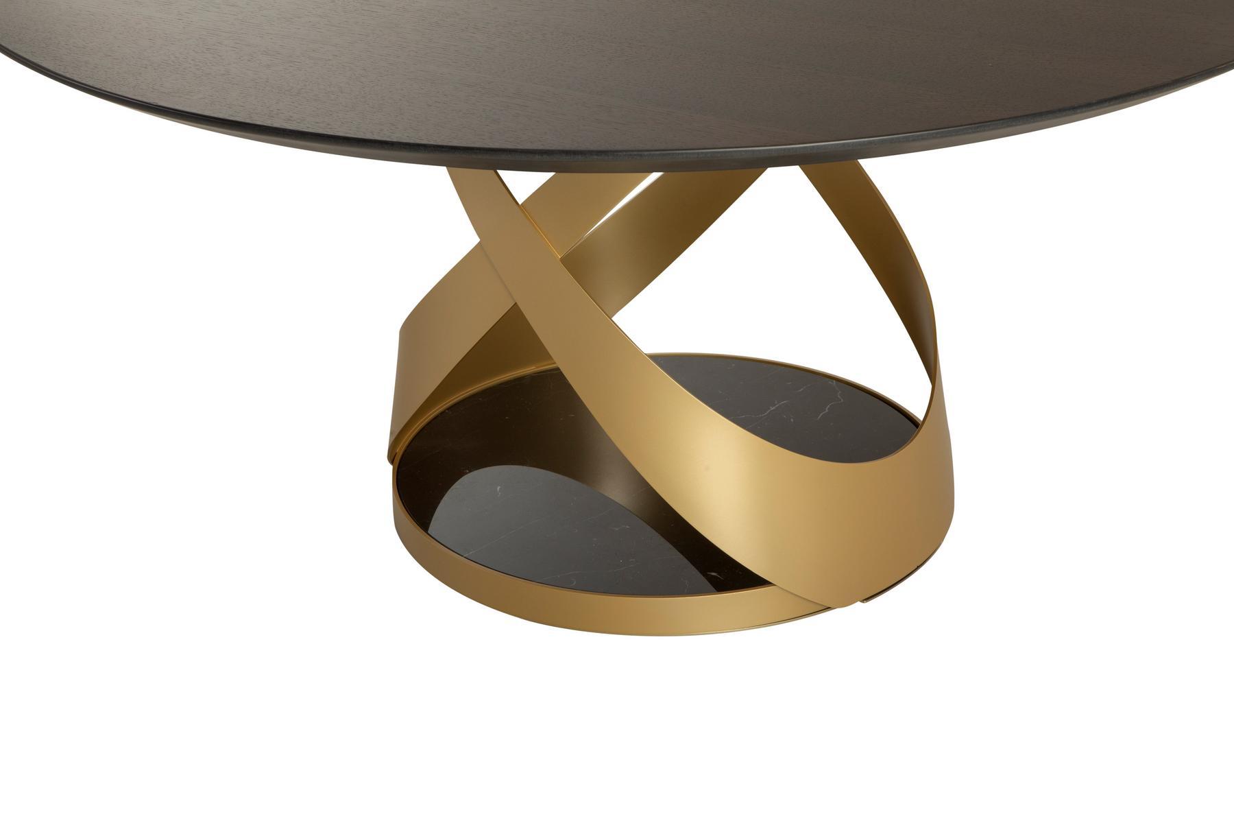 CAPRI Round oak table