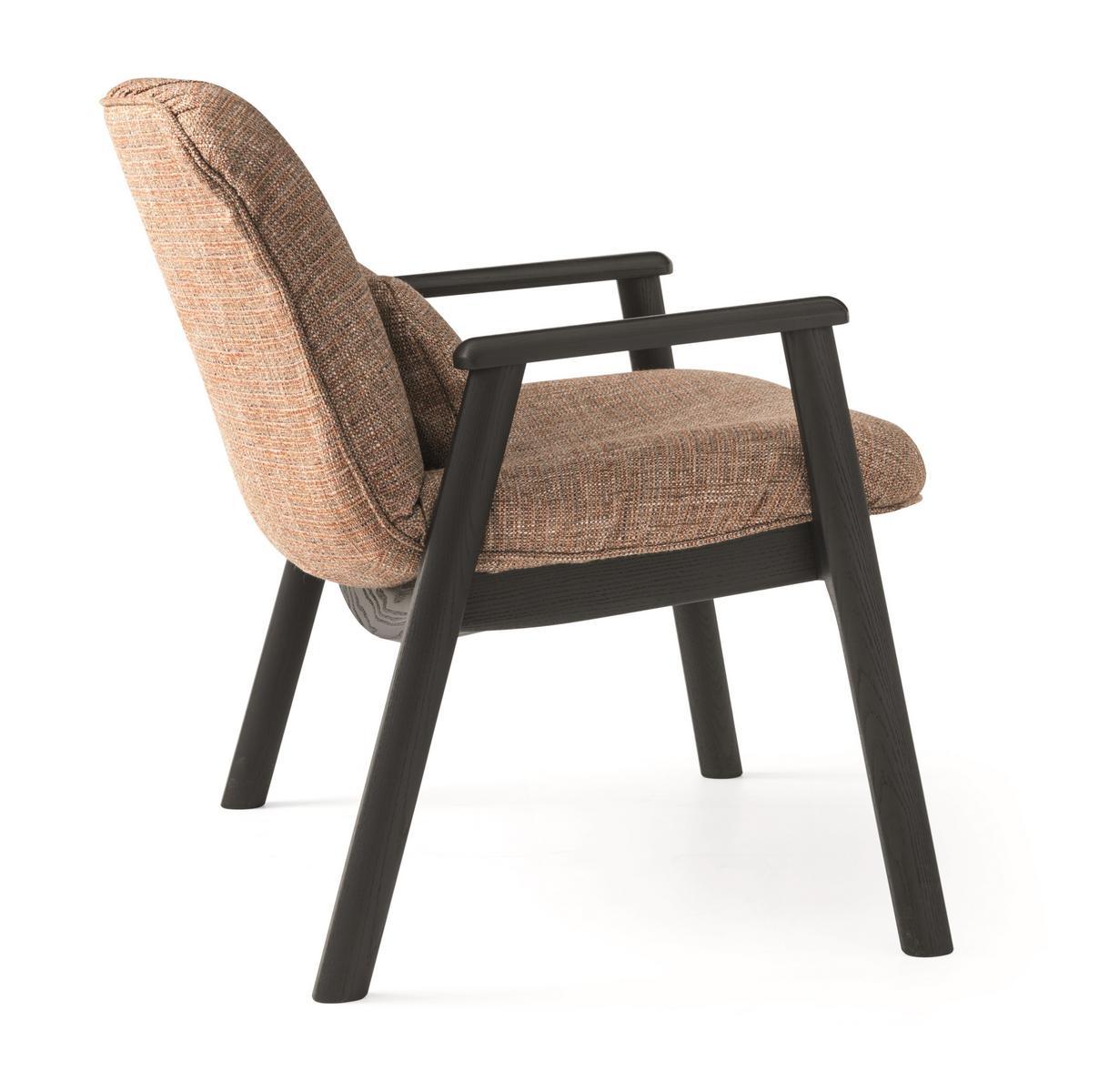 BALTIMORA Fabric armchair with armrests