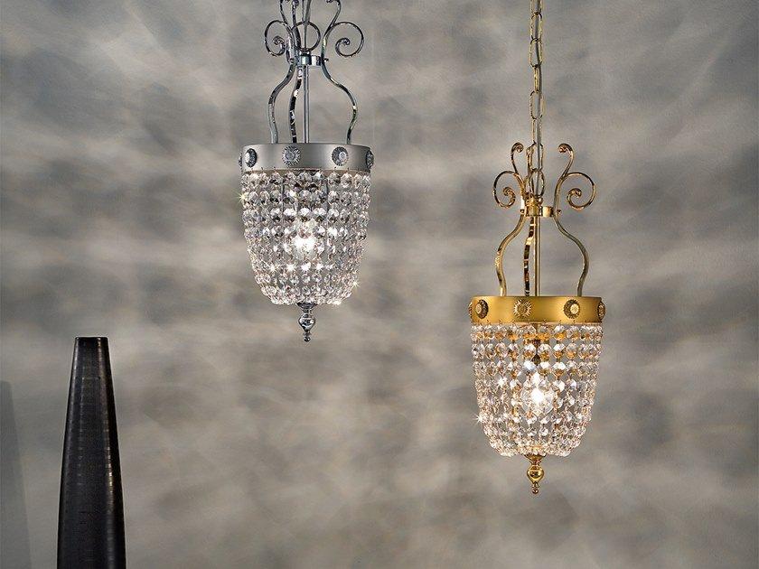 ELEGANTIA 1 Metal pendant lamp with crystals ELEGANTIA 1 Metal pendant lamp with crystals