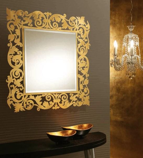 ROMANTICO Wall-mounted framed mirror
