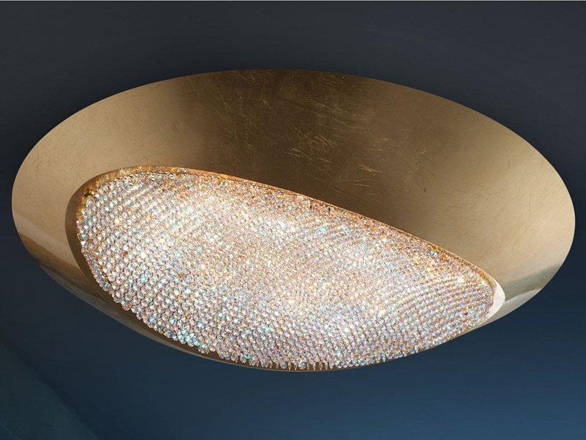 BLINK LED PL60 LED aluminium ceiling light with Swarovski® crystals