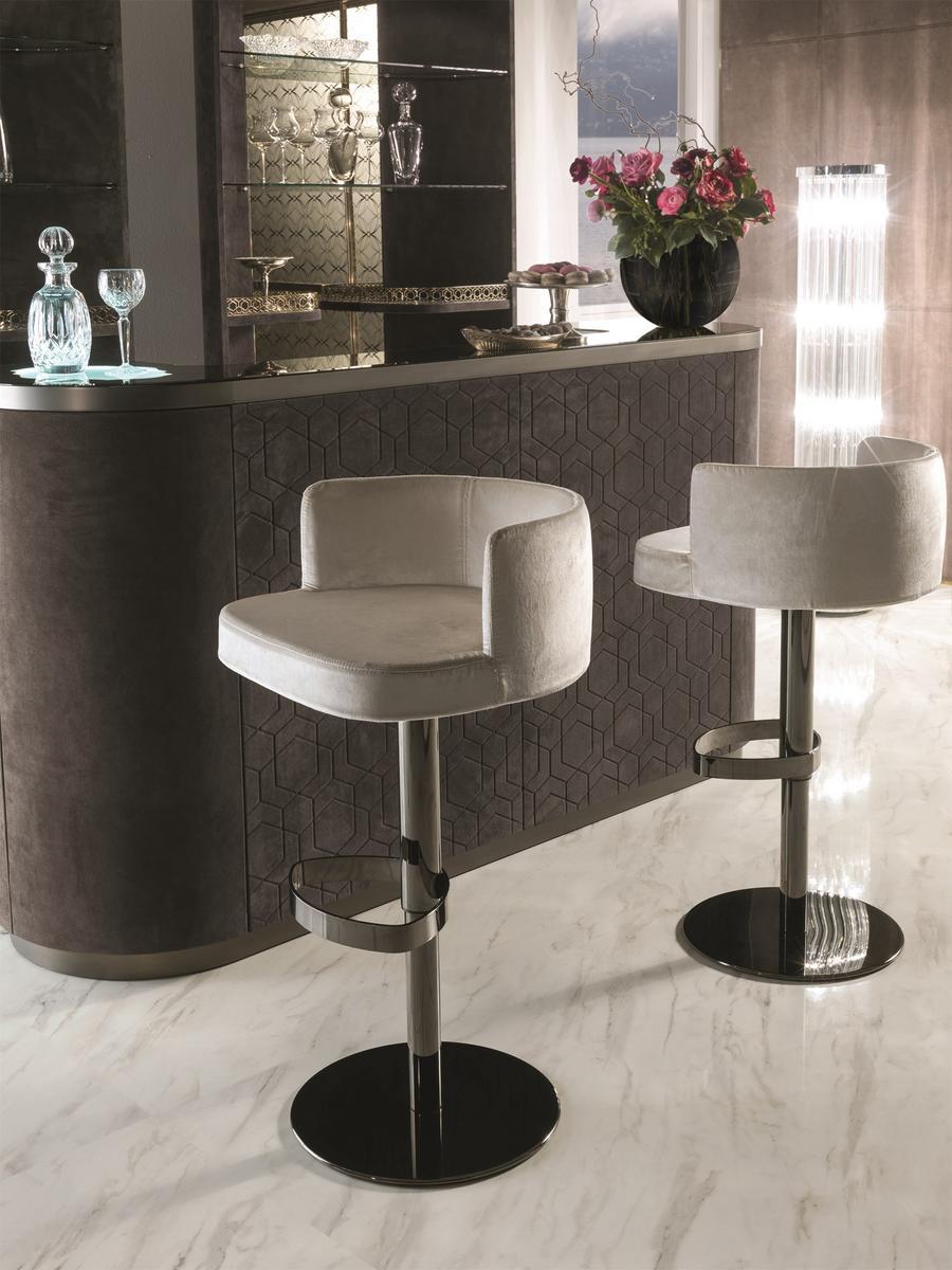 KELLY Leather bar chair