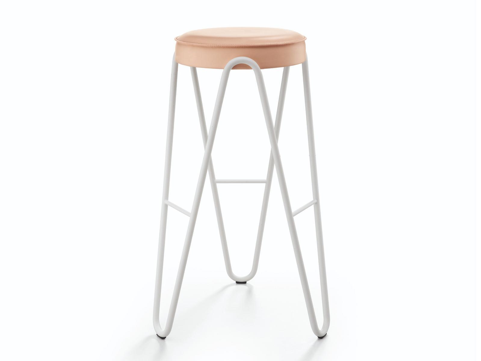 APELLE JUMP Contemporary style upholstered barstool
