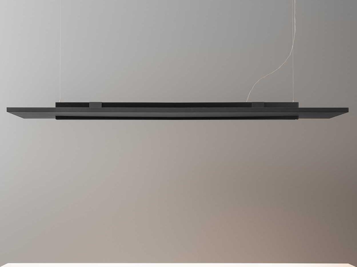 STAGE VERTICAL SILENCE LED perforated metal pendant lamp