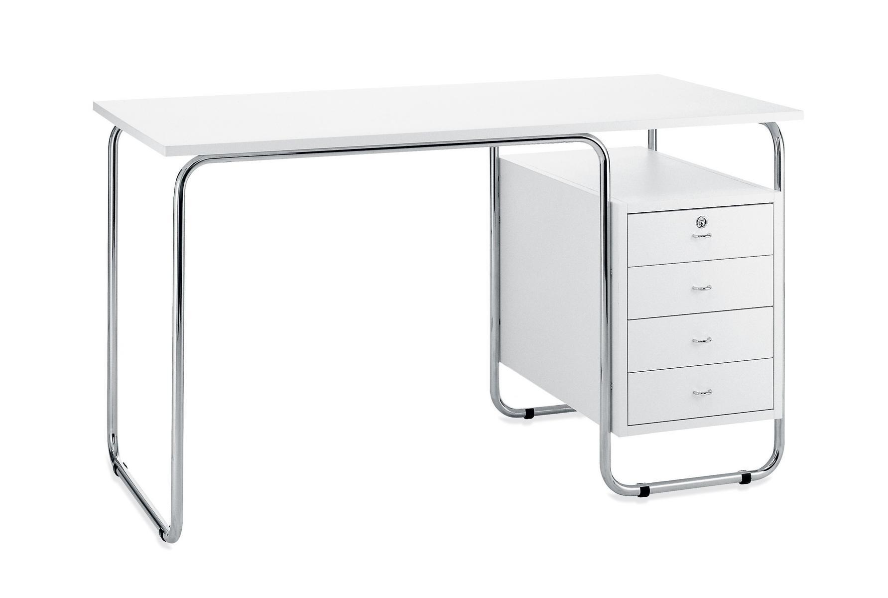 COMACINA Stainless steel office desk with drawers