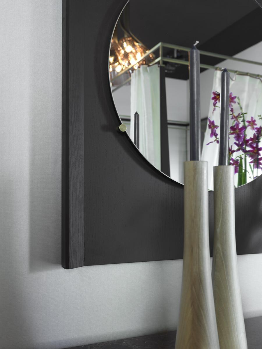 LEPANTO Framed wall-mounted wooden mirror