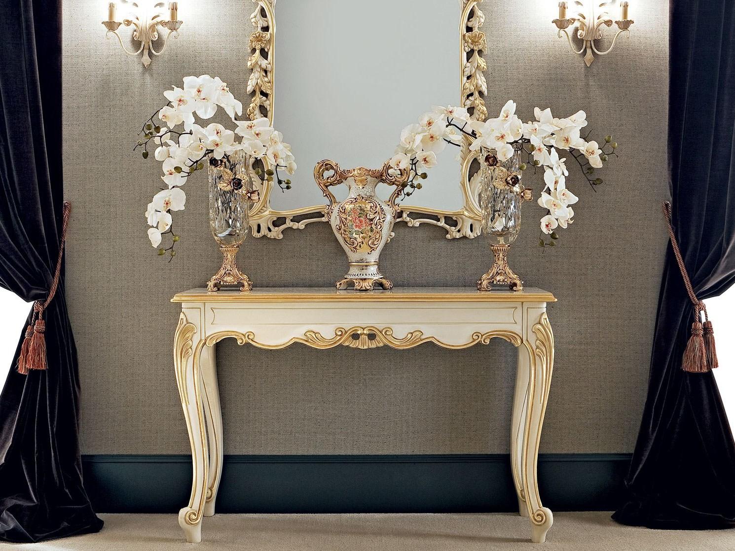 12608 Solid wood console table