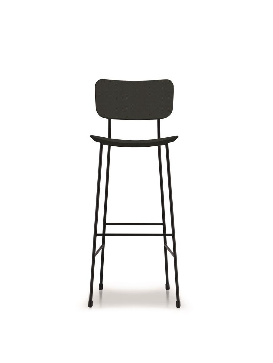 MASTER High Fenix-NTM® stool with back with footrest