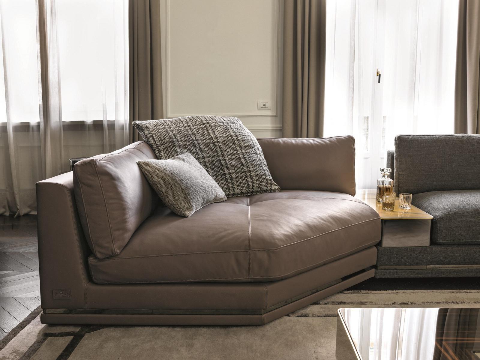COHEN Sectional velvet sofa