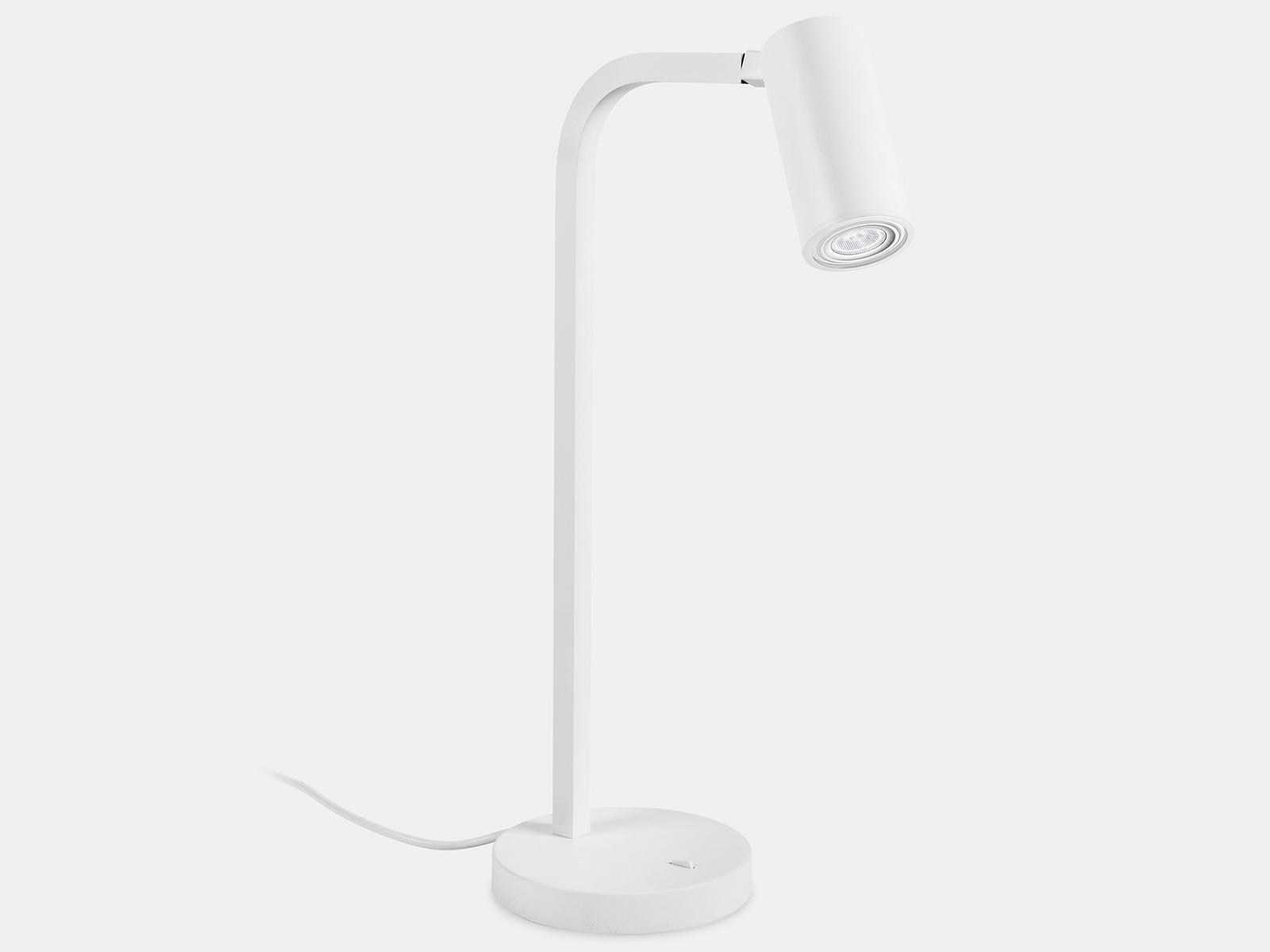 SIMPLY LED direct light metal desk lamp with fixed arm