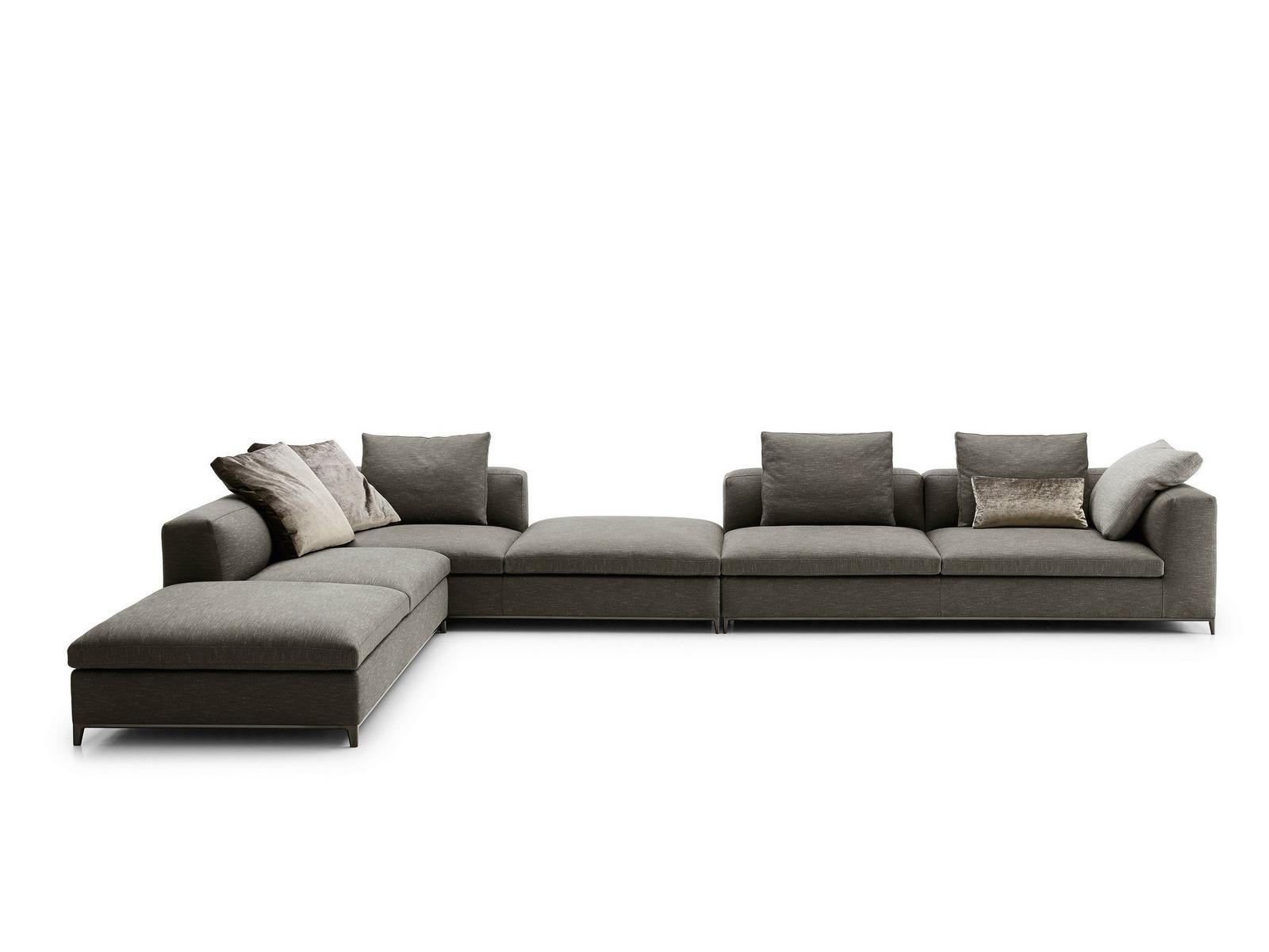 MICHEL CLUB Corner sectional fabric sofa