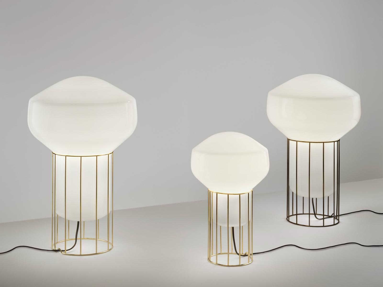 AÉROSTAT Blown glass table lamp