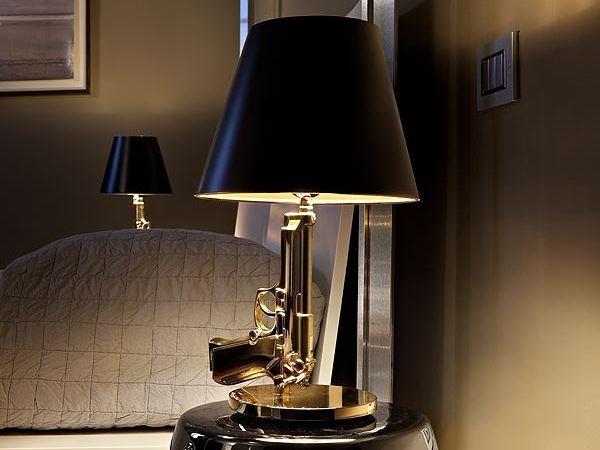 BEDSIDE GUN LED direct-indirect light table lamp