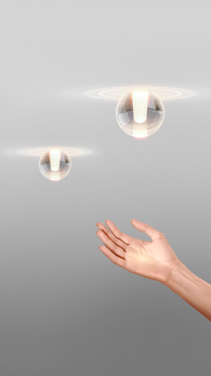 ALASKA BIG TRIMLESS LED semi-inset glass spotlight ALASKA BIG TRIMLESS LED semi-inset glass spotlight