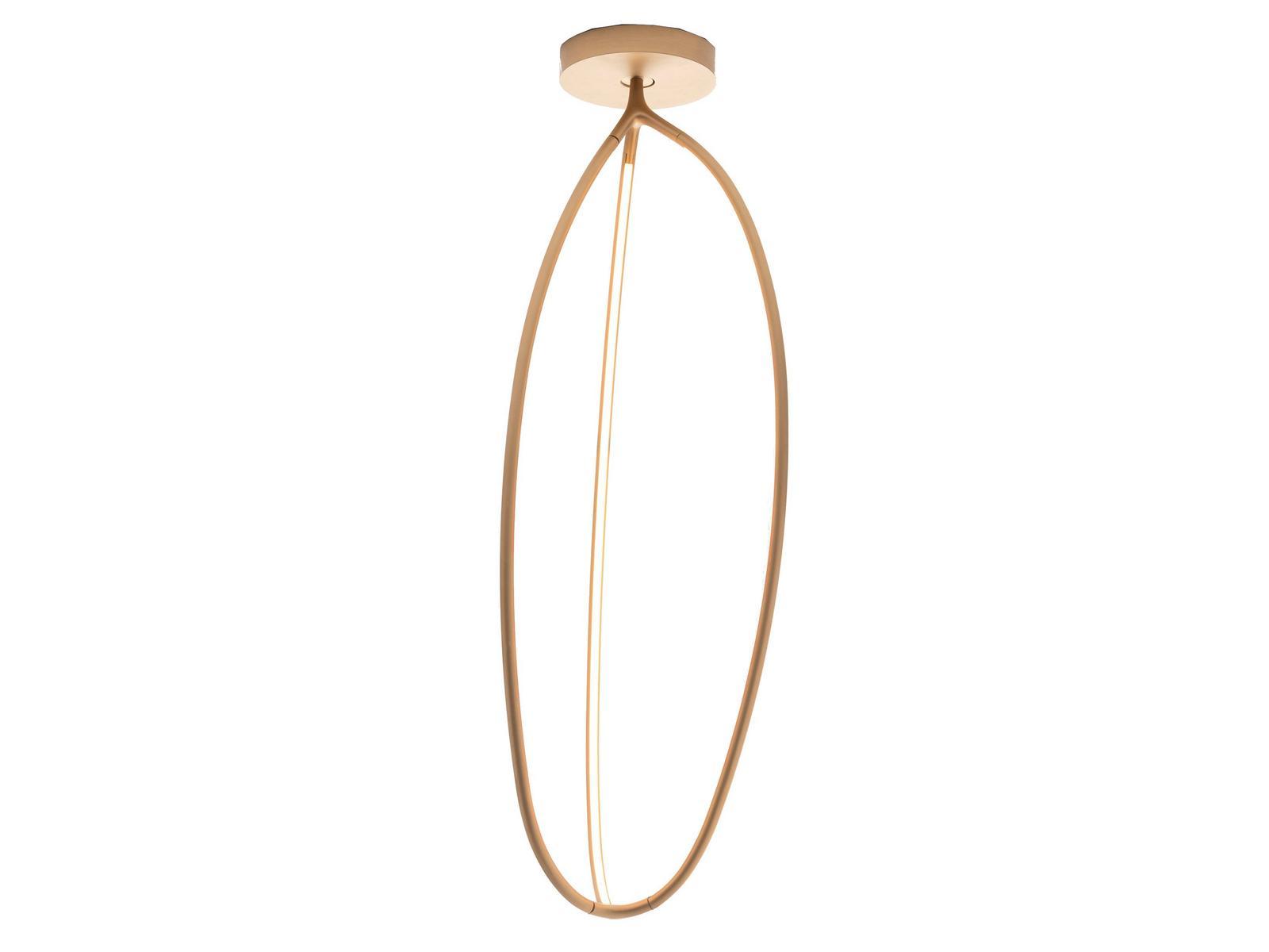 ARRIVAL Aluminium and silicone ceiling lamp