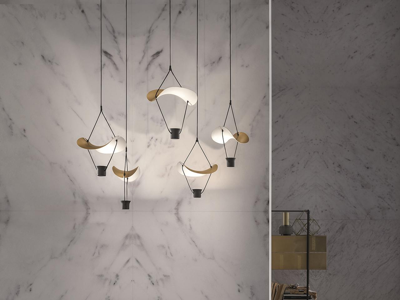 VOLLEE C5P LED painted metal pendant lamp VOLLEE C5P LED painted metal pendant lamp