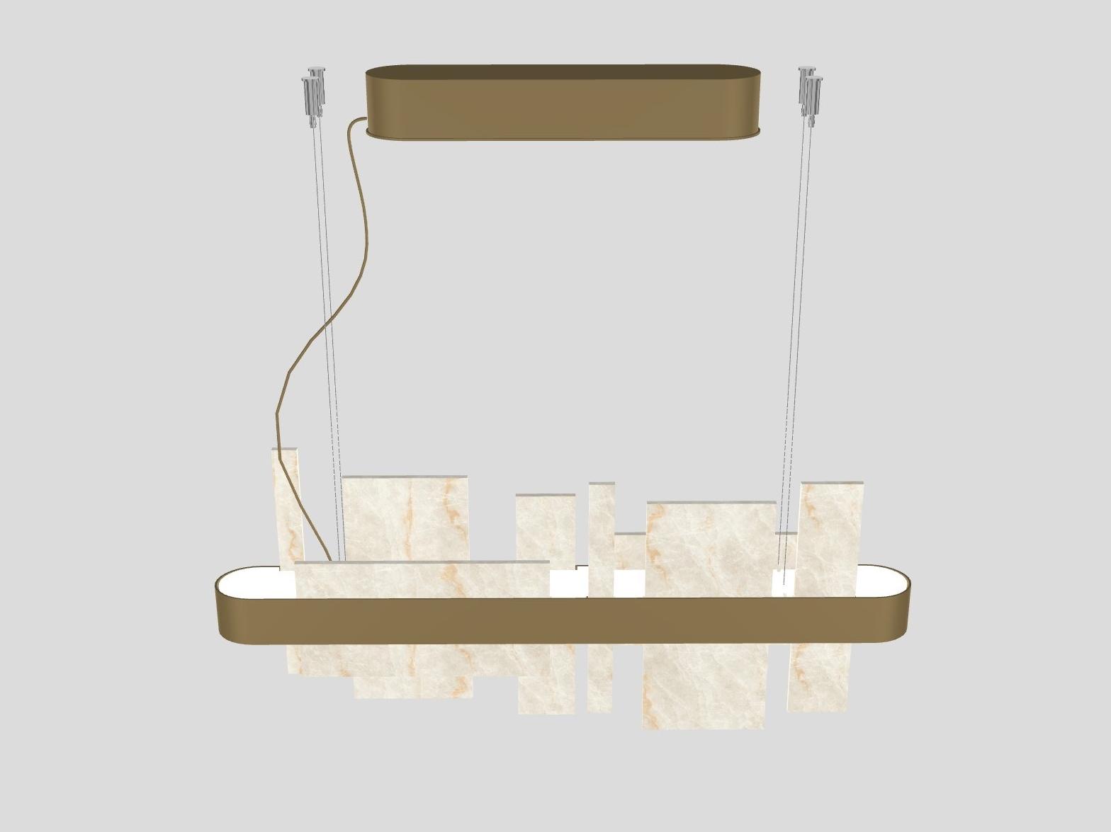 HONICÉ S70 LED onyx pendant lamp