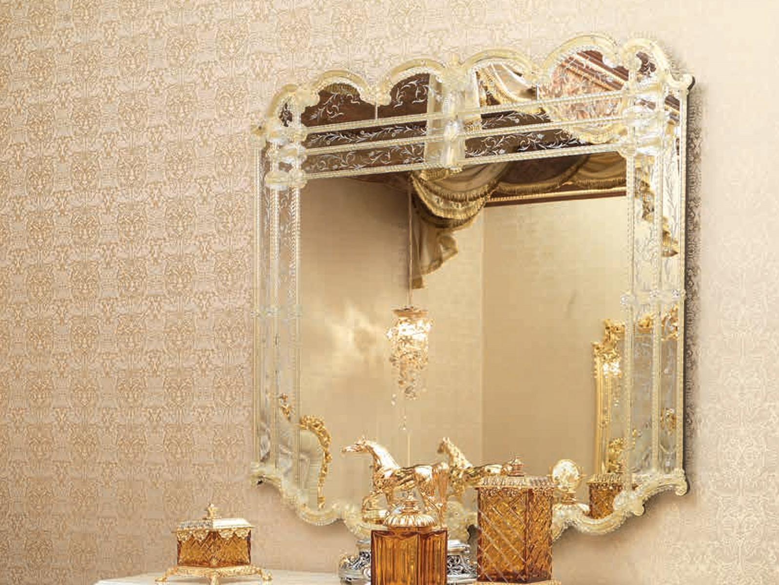 14657 Rectangular wall-mounted mirror