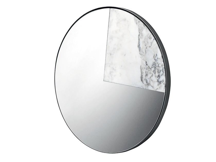 ELMO Wall-mounted marble mirror