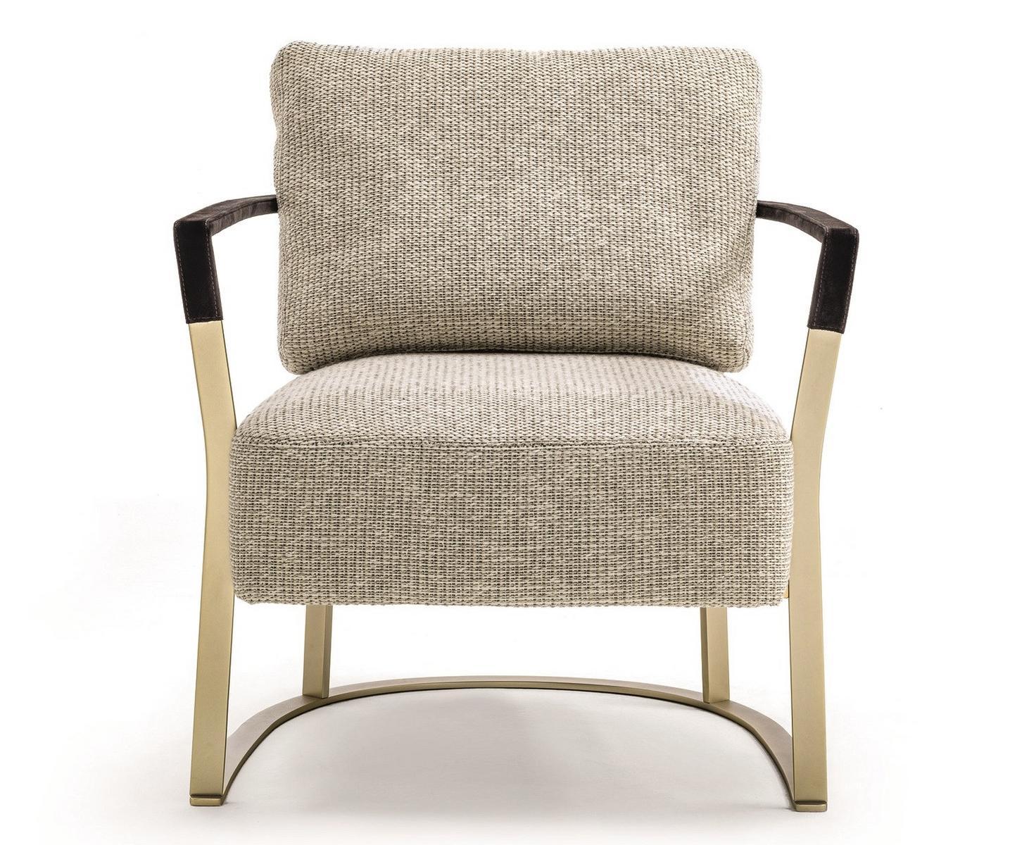 KATHRYN Leather easy chair