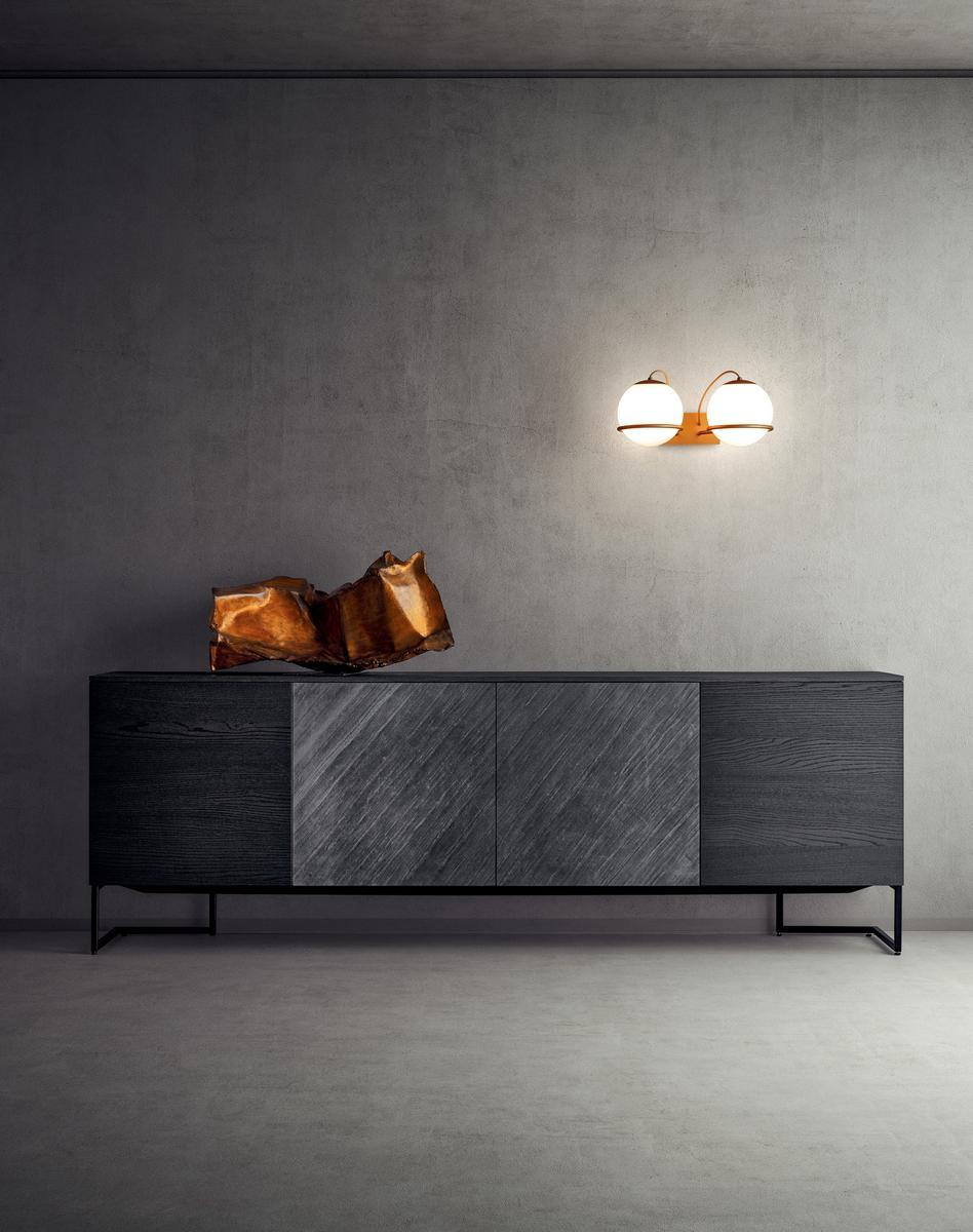 GRAFICA Wooden sideboard with doors