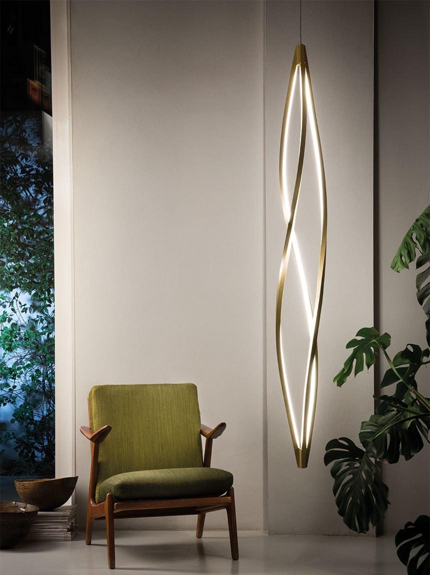 IN THE WIND VERTICAL Contemporary style LED pendant lamp
