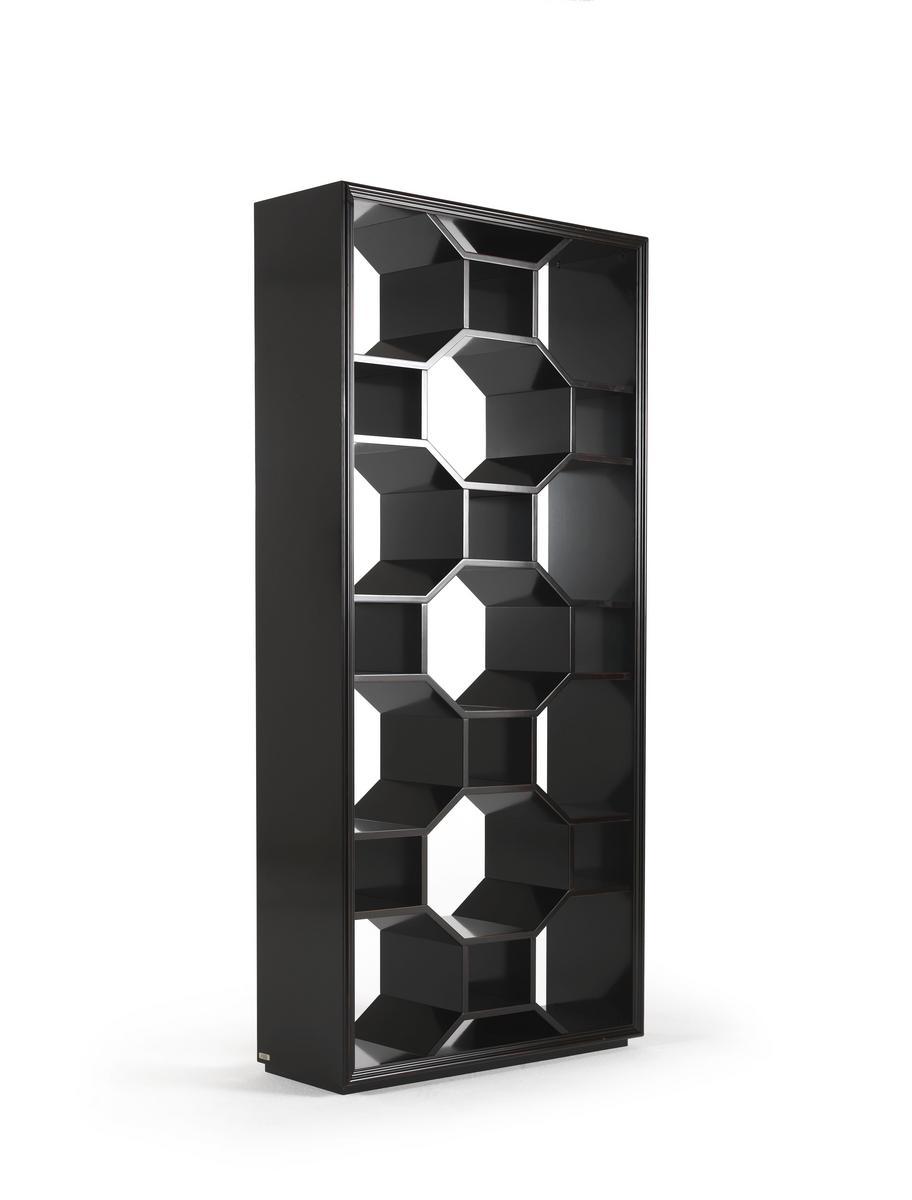 EVA Open double-sided beech bookcase