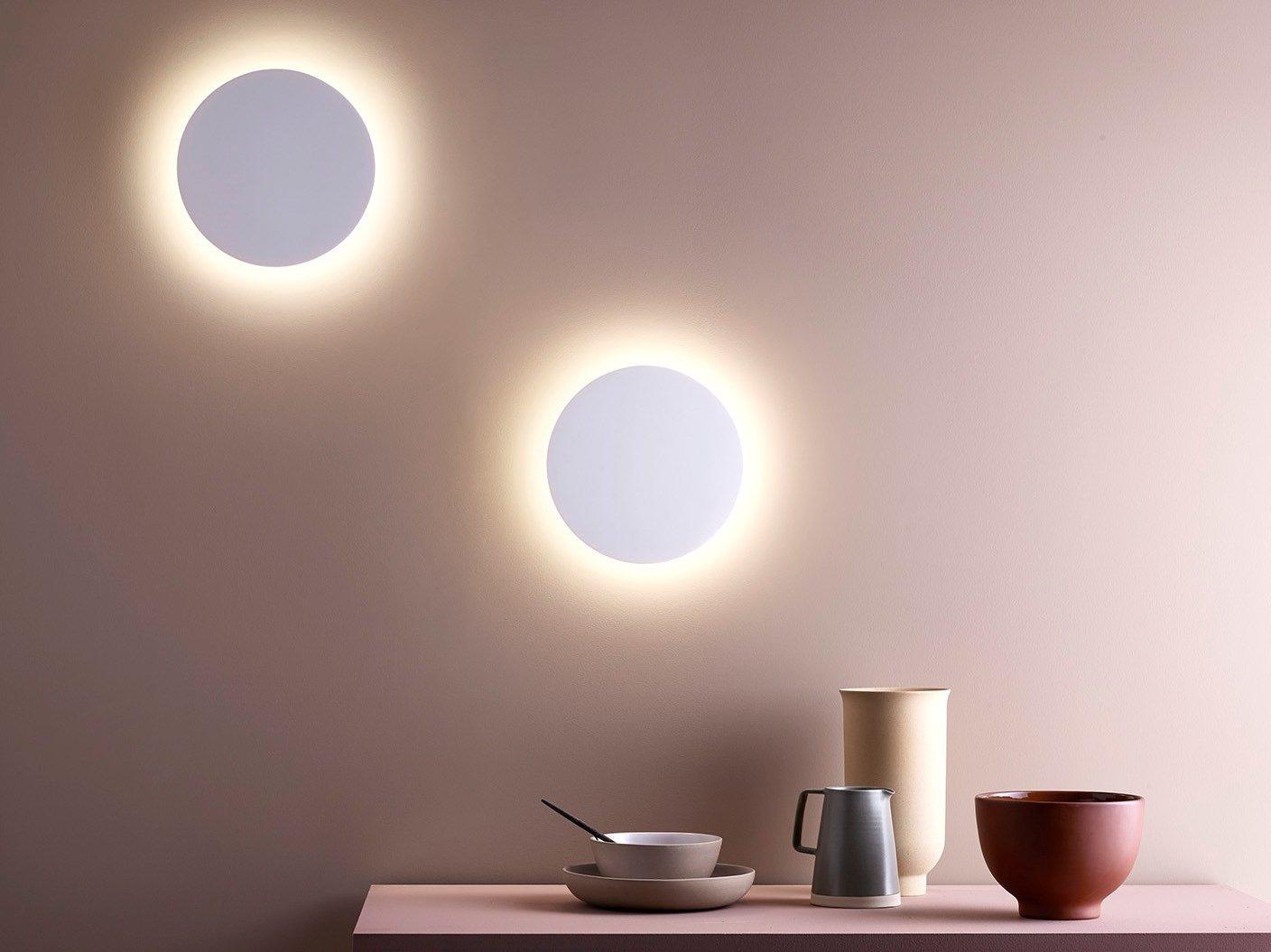 ECLIPSE ROUND LED plaster wall lamp