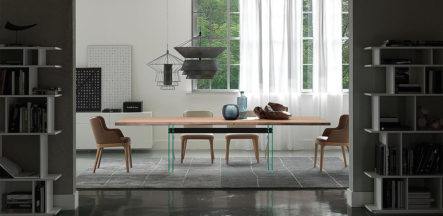 IKON Rectangular veneer table