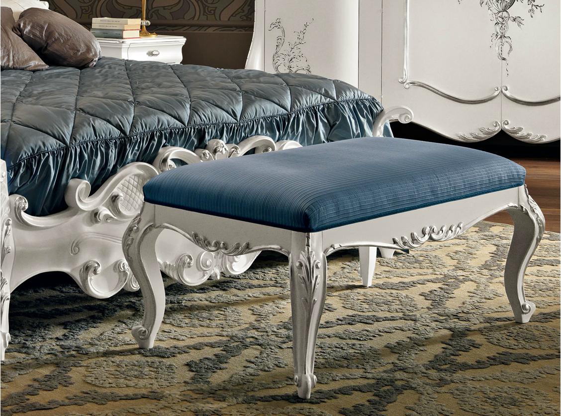 11523 Upholstered fabric bench