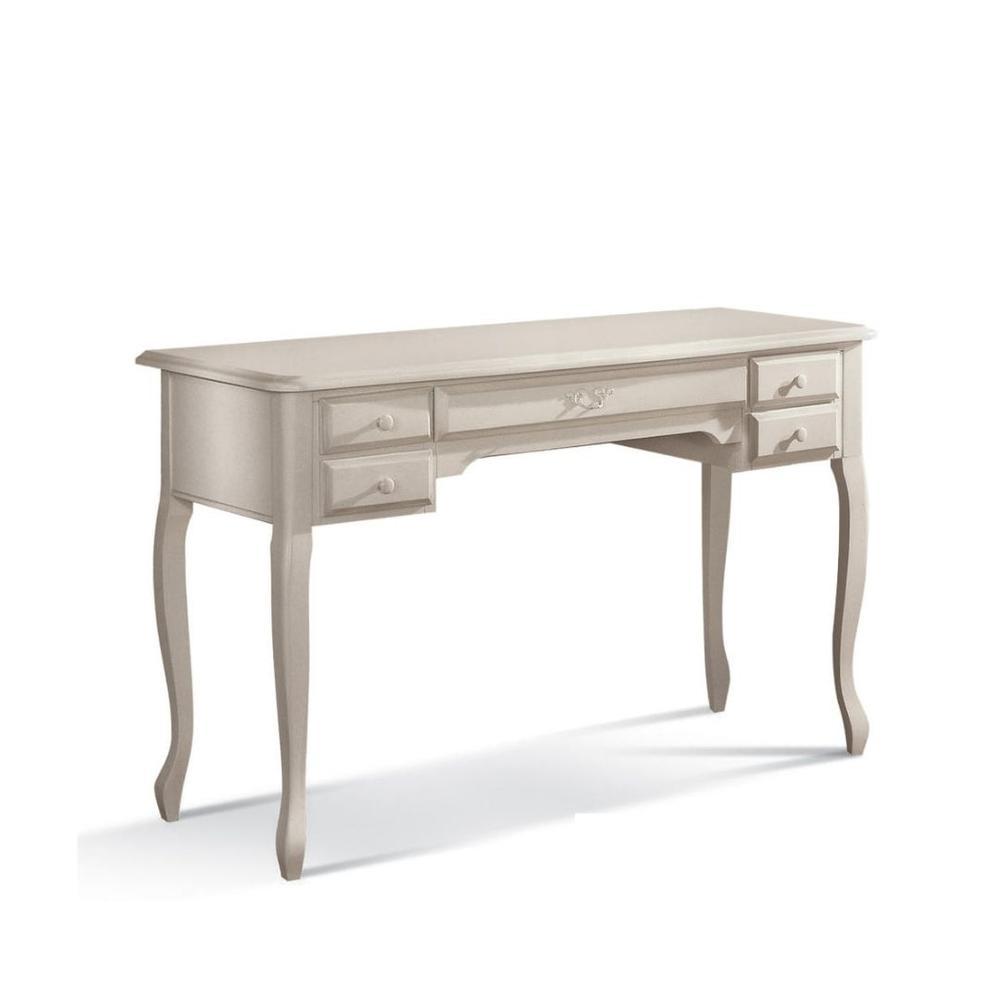 FRANCESCA Rectangular wood writing desk with drawers