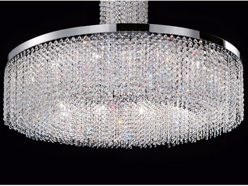 IMPERO & DECO VE 815 12+1 / 10+1 Incandescent chrome plated pendant lamp with crystals