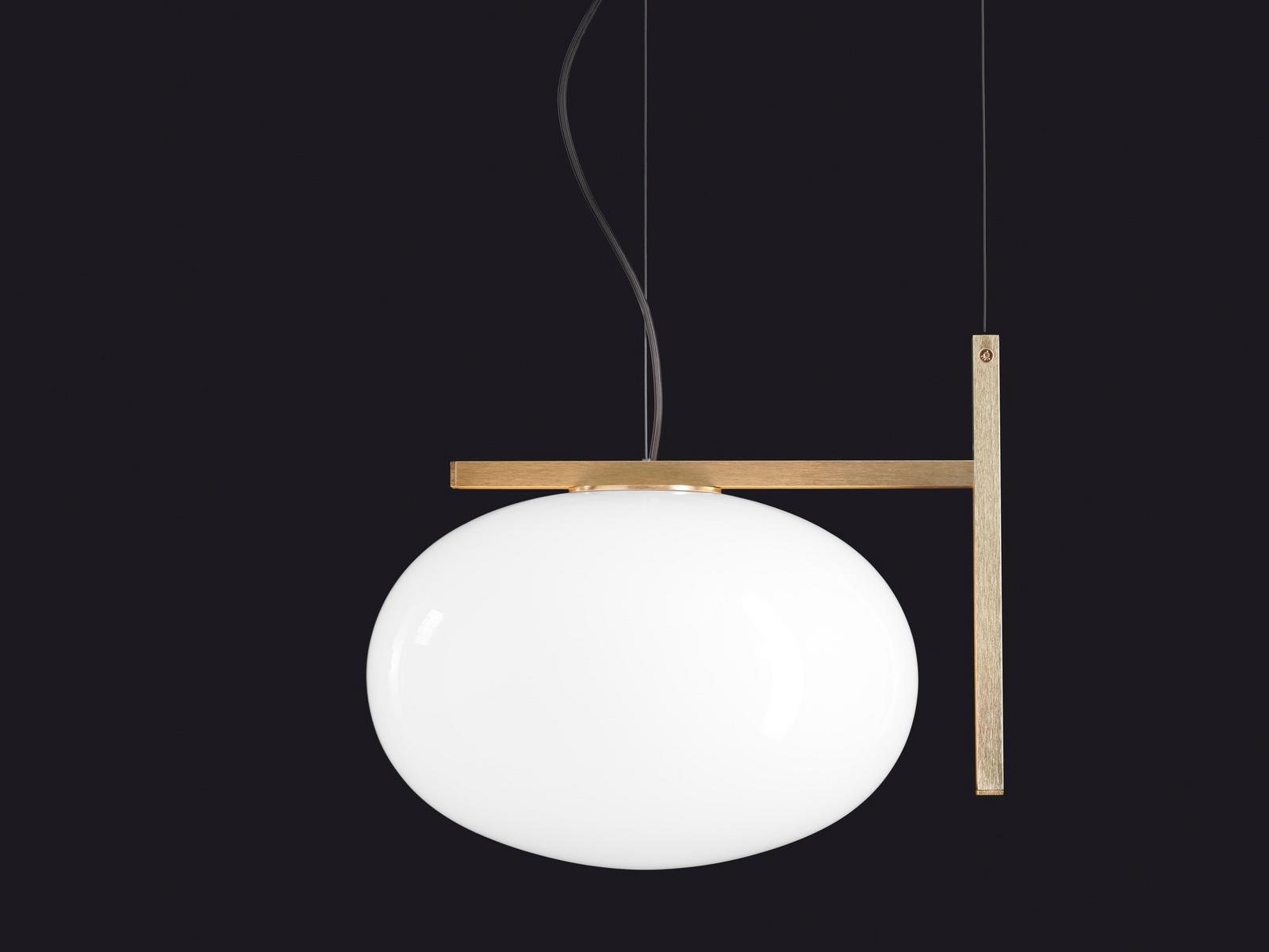 ALBA 466 Direct light opal glass pendant lamp