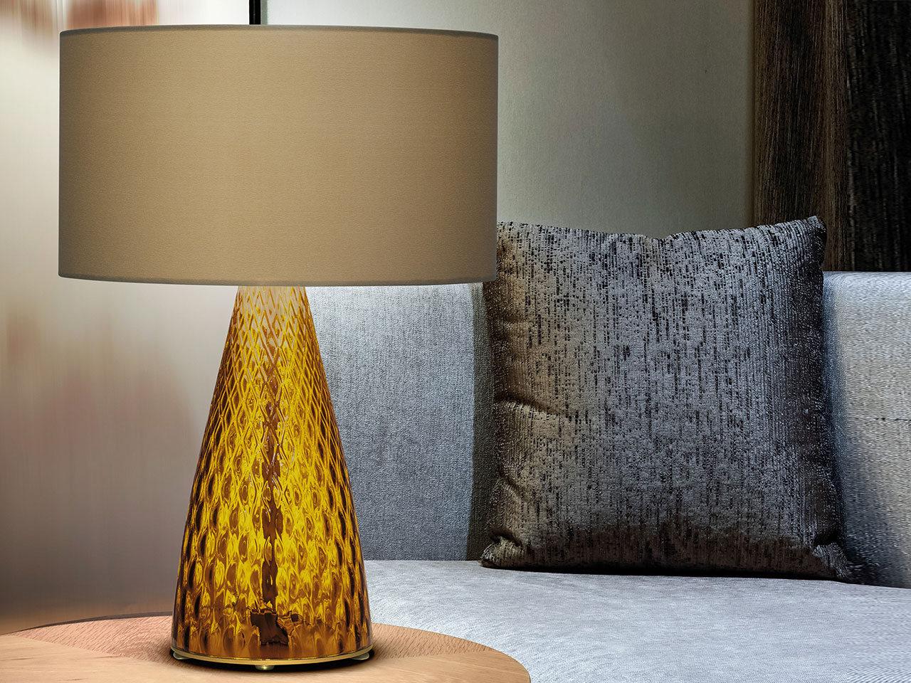 CHEERS 2400/LP Indirect light glass table lamp
