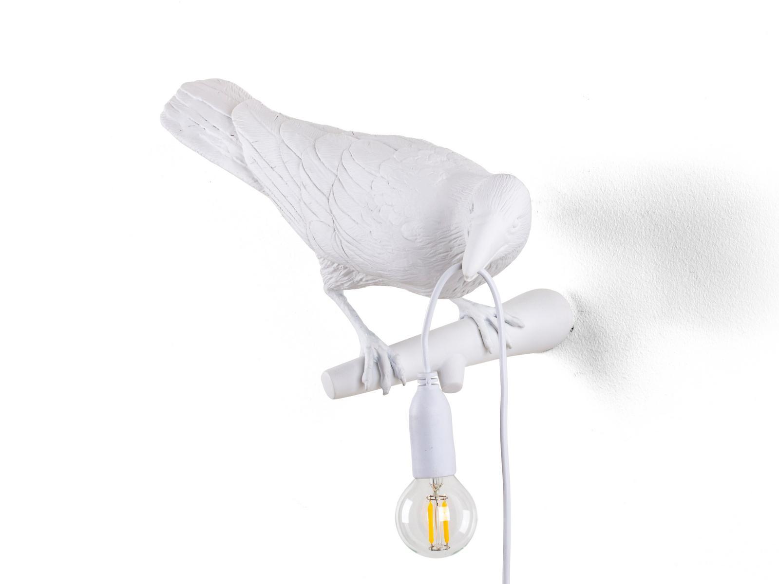 BIRD LAMP LOOKING LEFT/RIGHT LED resin wall lamp