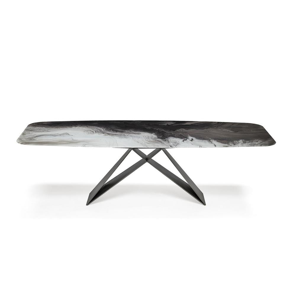 PREMIER CRYSTALART Rectangular ceramic table