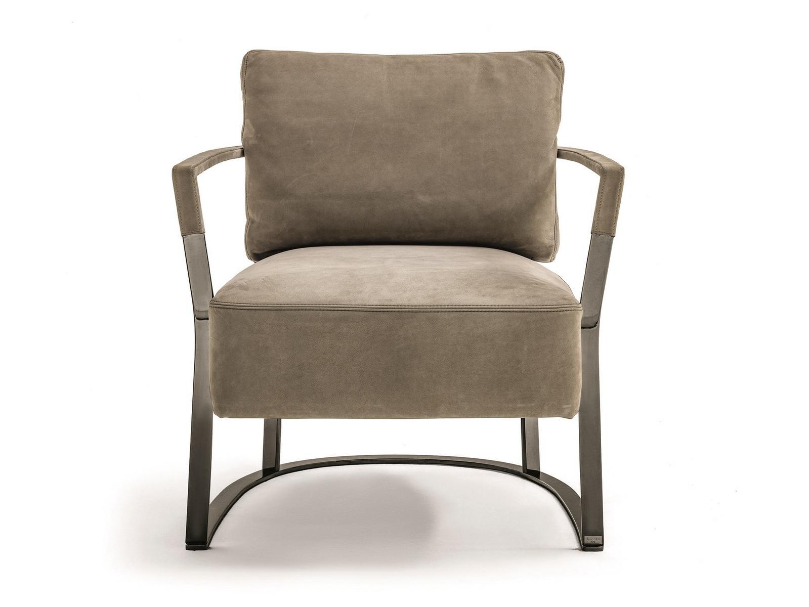 KATHRYN Metal easy chair