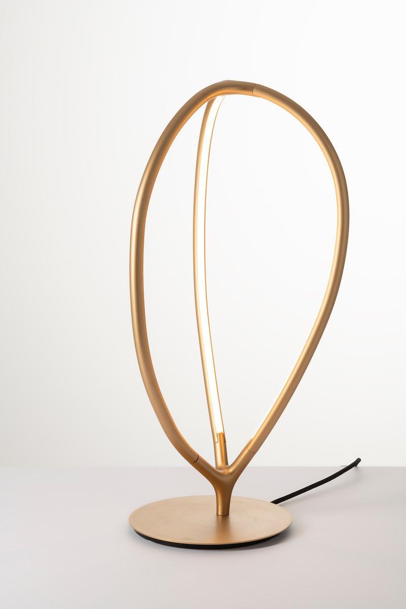ARRIVAL Aluminium and silicone table lamp