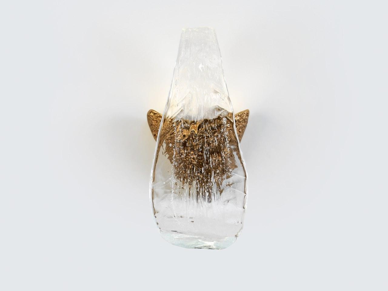 ICARUS AP1454/3 LED handmade bronze wall lamp