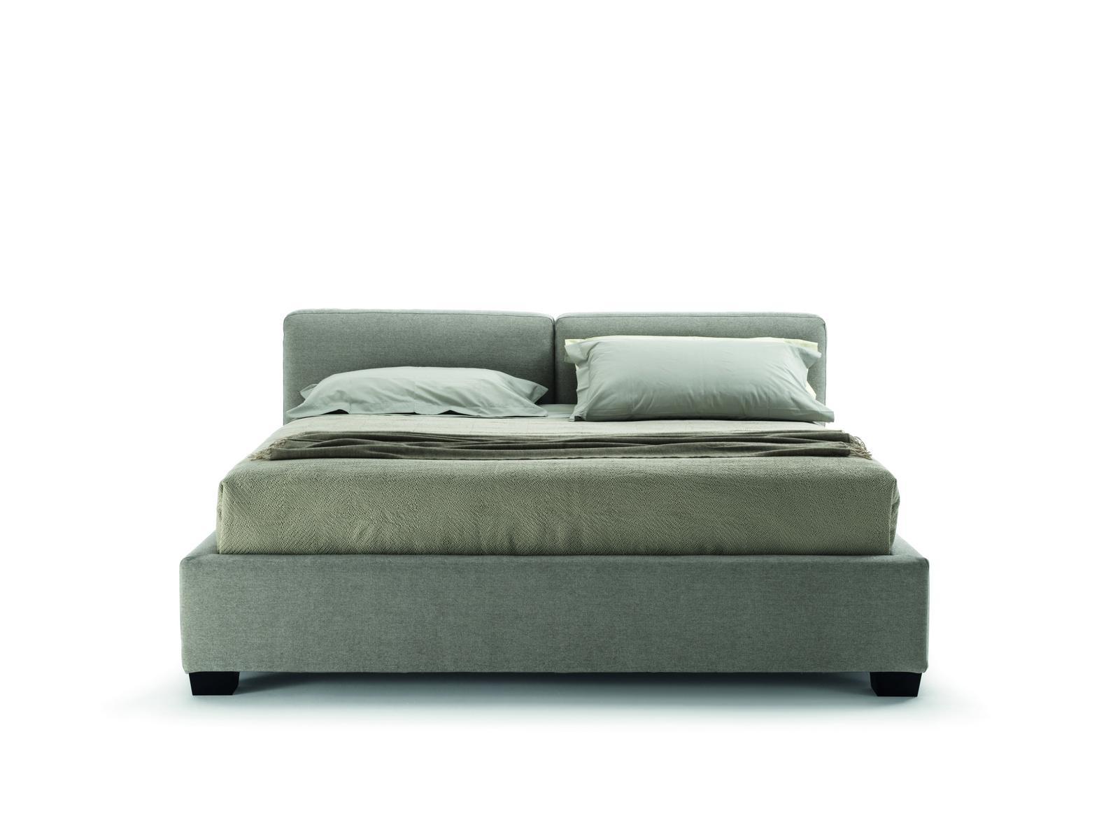 TIBERIO Fabric double bed
