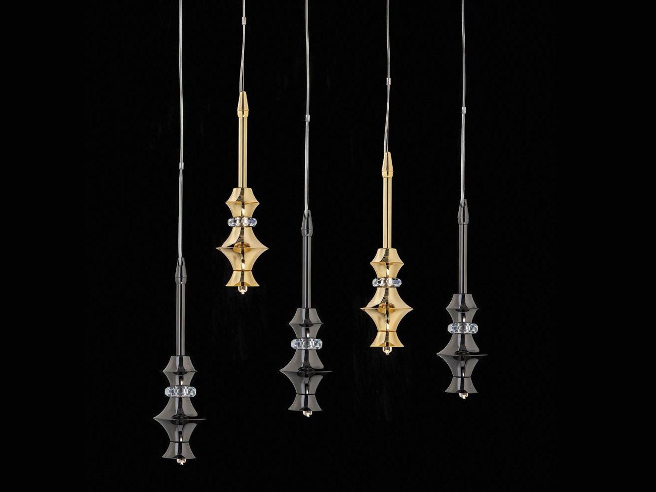 SELLY LED brass pendant lamp SELLY LED brass pendant lamp