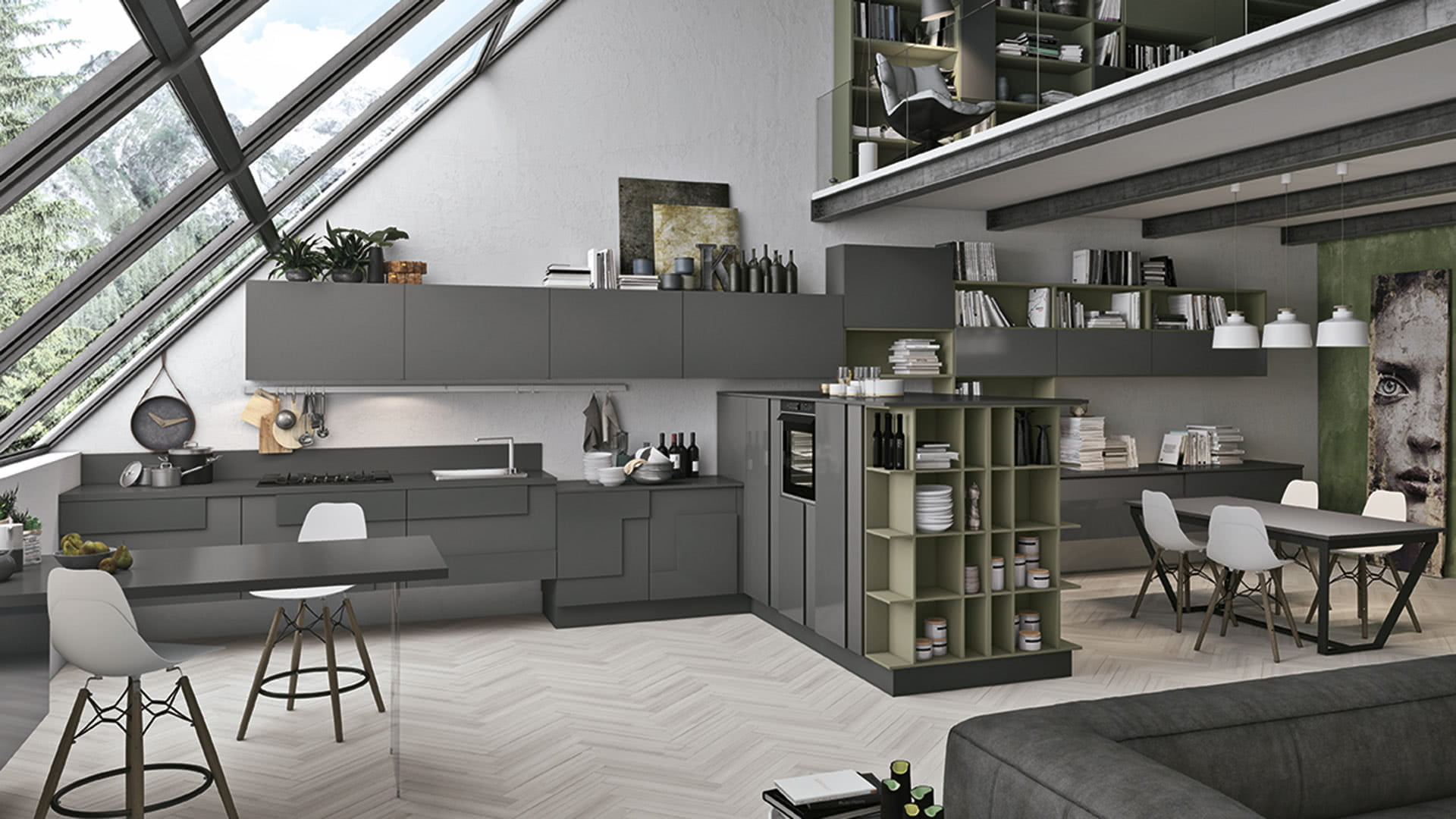 CREATIVA Lacquered kitchen