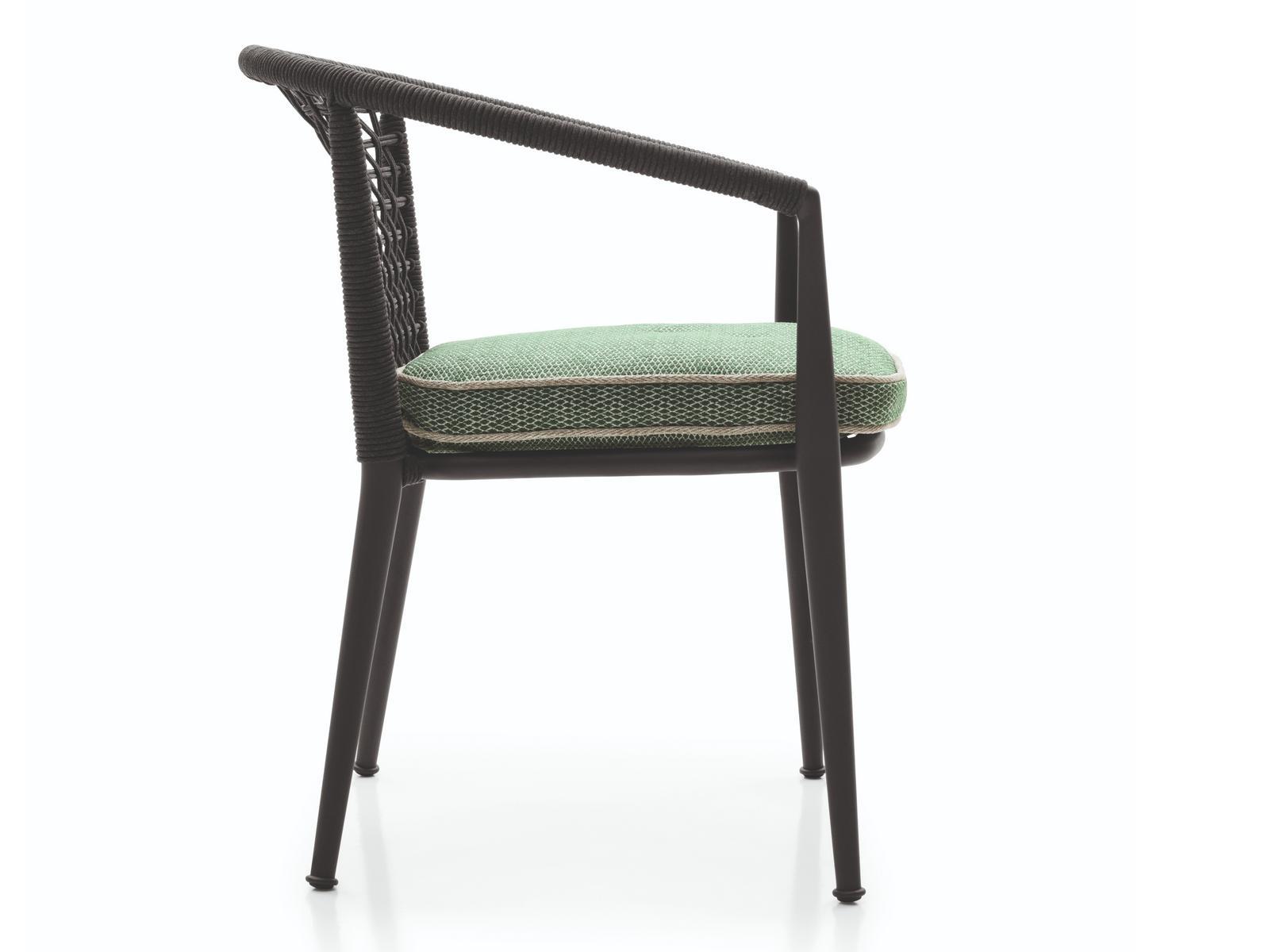 ERICA '19 Stackable garden chair with armrests