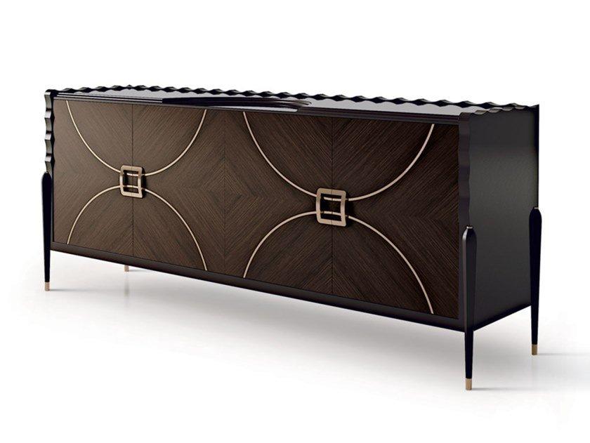 7002 Wooden sideboard with doors and drawers