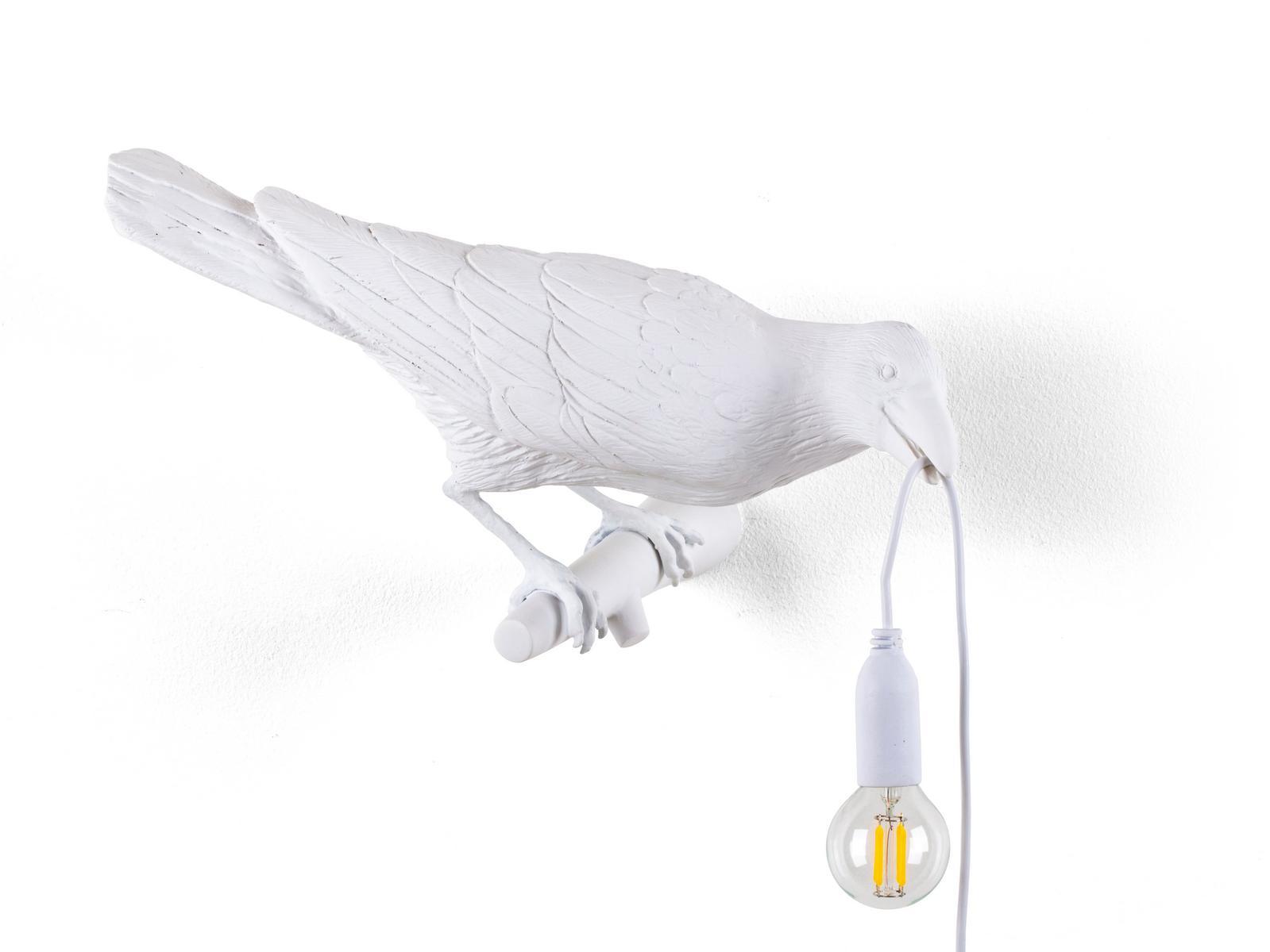 BIRD LAMP LOOKING LEFT/RIGHT LED resin wall lamp